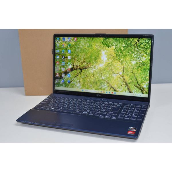 中古ノートパソコン 富士通 AH50/F1 Windows11+office AMD Ryzen