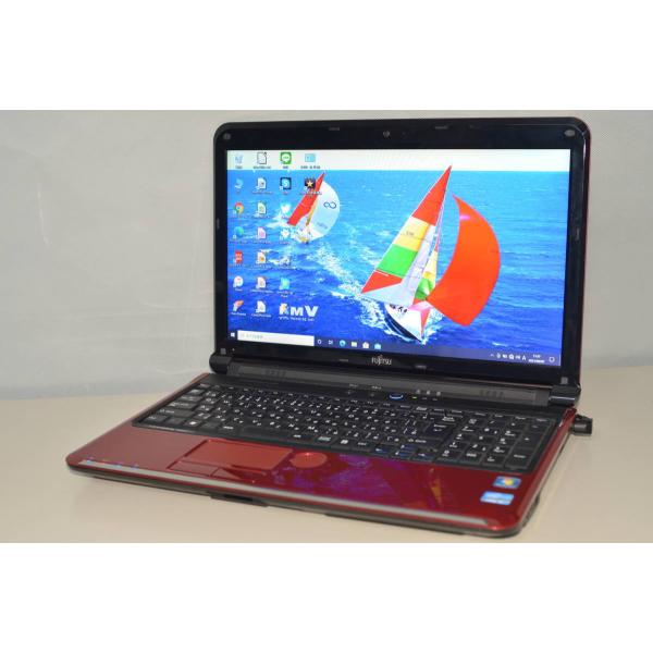 最新Windows10+office 爆速SSD256GB 富士通 LIFEBOOK AH56/C i5-2520M 