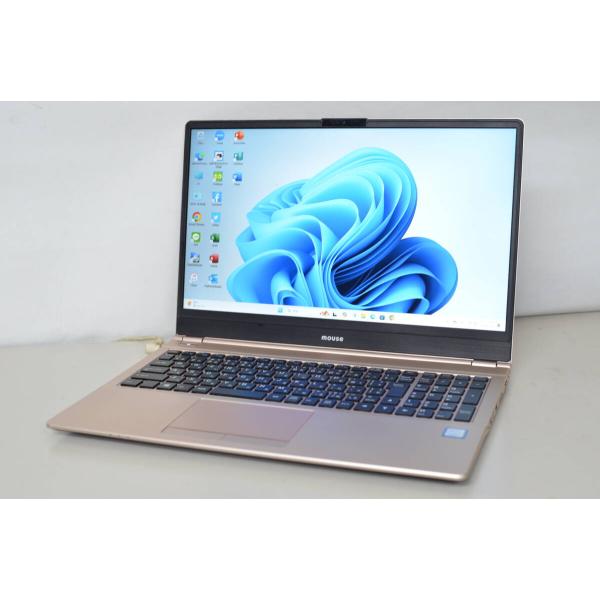 中古ノートパソコン MOUSE MB-B508H Windows11+office core i7-8565U 