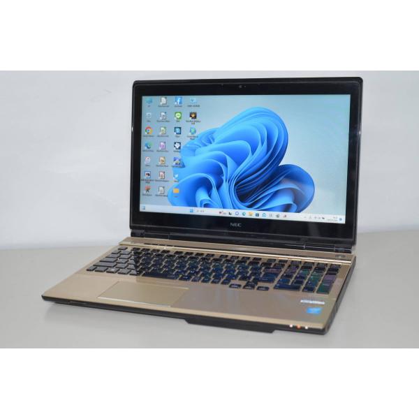 訳アリ軽量ノートパソコン NEC PC-NM750RAL-YC Windows11 爆速SSD256GB