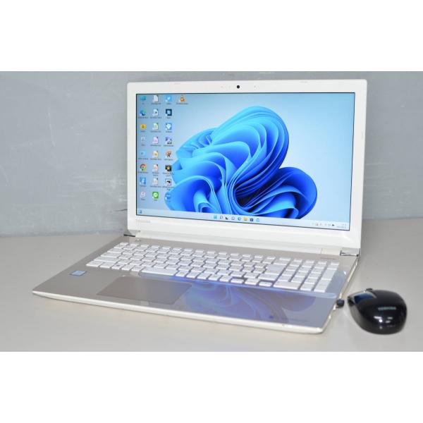 中古良品ノートパソコン Windows11+office 爆速SSD512GB 東芝Dynabook T65/CG 第七世代 i7/メモリ8GB/無線/15.6インチ/webカメラ/DVDマルチ