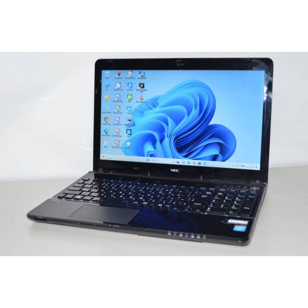中古良品ノートパソコン Windows11+office 大容量HDD750GB NEC LS150/N 