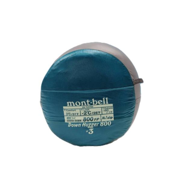 【美品】mont-bell Down Hugger 800 #3 寝袋/シュラフ/モンベル/ダウンハガー