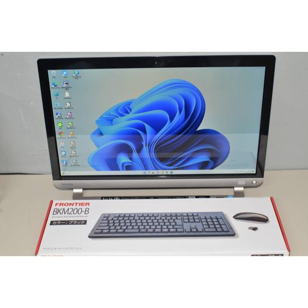 一体型パソコン 最新Windows11+office 東芝 D71/TB core i7-4710QM/新品爆速SSD500GB/メモリ8GB/ブルーレイ/21.5インチ/webカメラ内蔵 一体型パソコン 最新Windows11+office 東芝 D71/TB core i7-4710QM