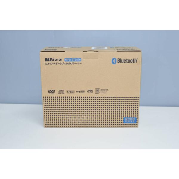 Wizz WPD-BT1070 10.1インチ DVDプレーヤー 中古美品】 WIZZ 10.1ポータブルDVDプレーヤー WPD-BT1070 : 中古