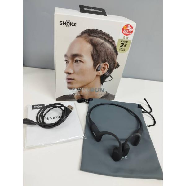 SHOKZ OpenRun S803/骨伝導イヤホン/ブラック : 中古パソコン