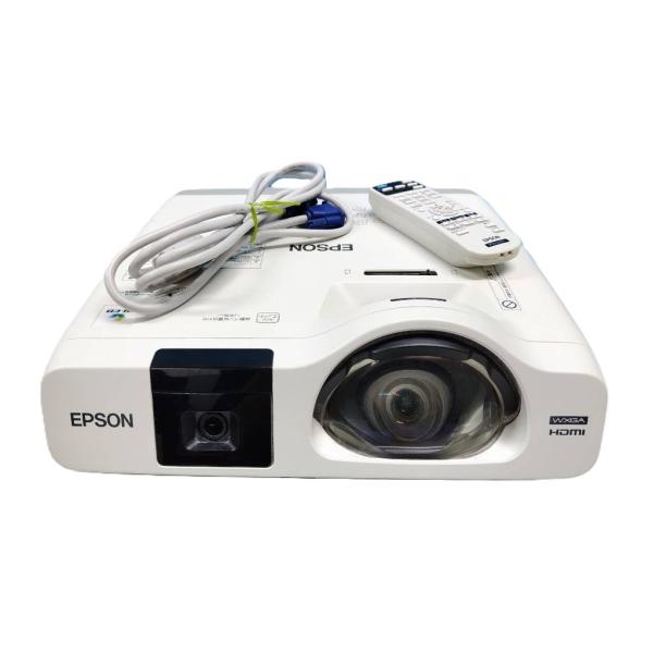 EPSON LCD PROJECTOR 超短焦点ビジネスプロジェクター EB-536WT (H670D) 使用時間1500H