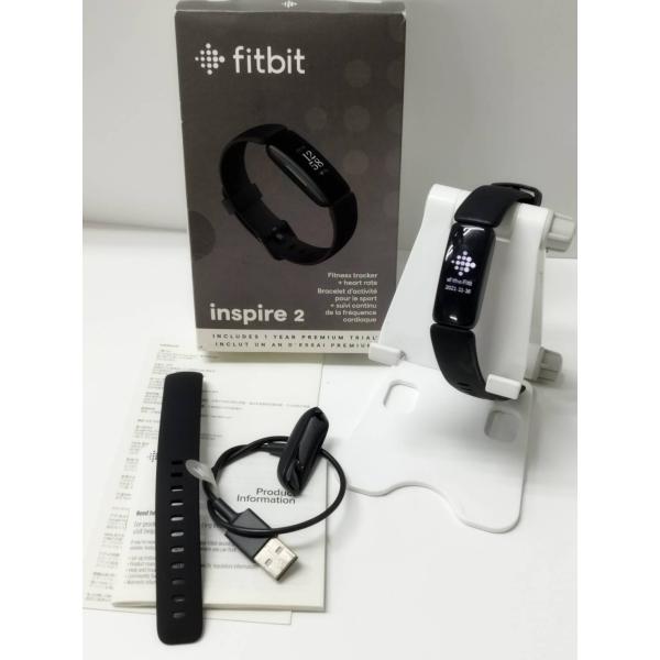 fitbit inspire 2 フィットネストラッカー/FB418BKBK-FRCJK : 中古