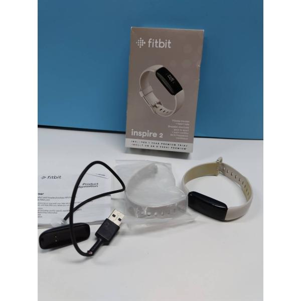 【現状品】Fitbit Inspire 2 スマートウォッチ/FB418BKWT-FRCJK
