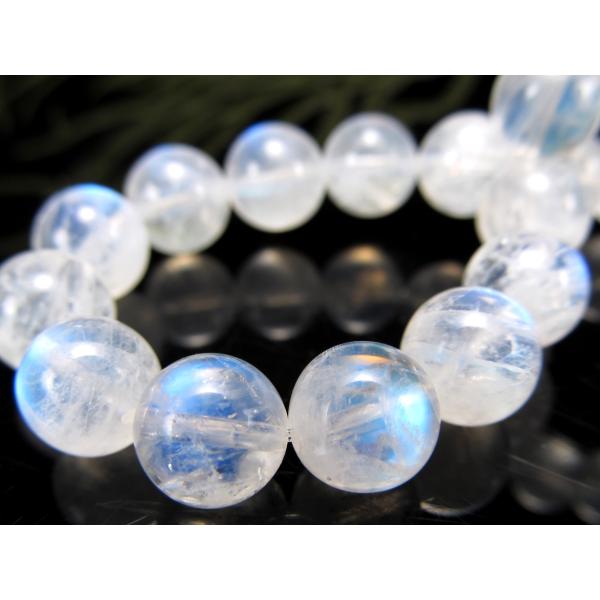 永遠の愛の象徴 S級 ロイヤルブルー ムーンストーン ブレスレット