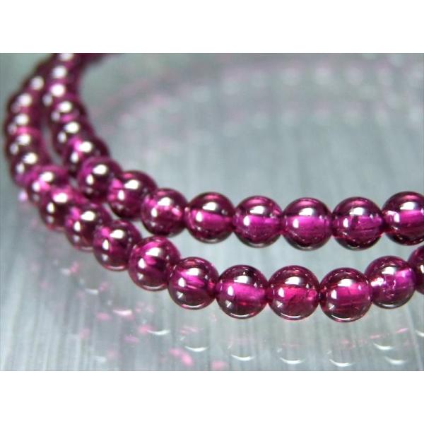 限定2本 これぞロードライト S級 ロードライトガーネット ブレスレット 4mm-4.5mm×44珠 魅惑のワインレッドカラー 真実の愛の石 歴史上最も古い宝石のひとつ