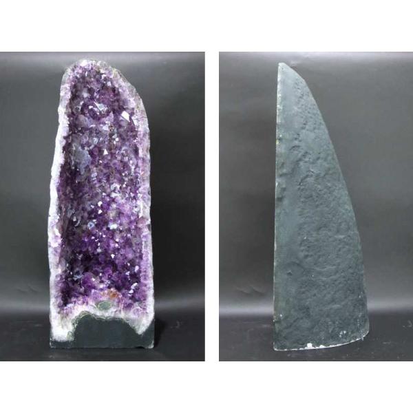 店頭展示中 メノウ共生 アメジスト ドーム アメジストカペーラ 高さ