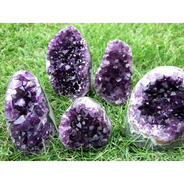 高品質☆美結晶☆紫アメジスト ムーン スタンド付き 4A アメジスト（紫水晶）クラスター スタンドタイプ 重さ360g