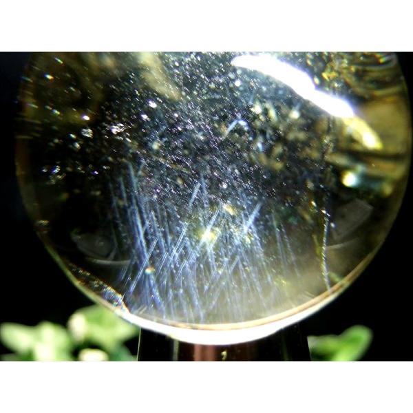 高品質 S級 ファントム・虹入り シトリン 丸玉 台座付き 直径約69mm 重