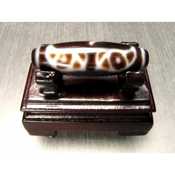 龍仏眼 梵字天珠 36mm-39mm前後 1個売り チベット発祥の厄除け・開運