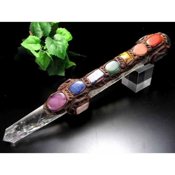 アルティメット 水晶 マジックワンド 全長約21.5cm 約261g 特大サイズ