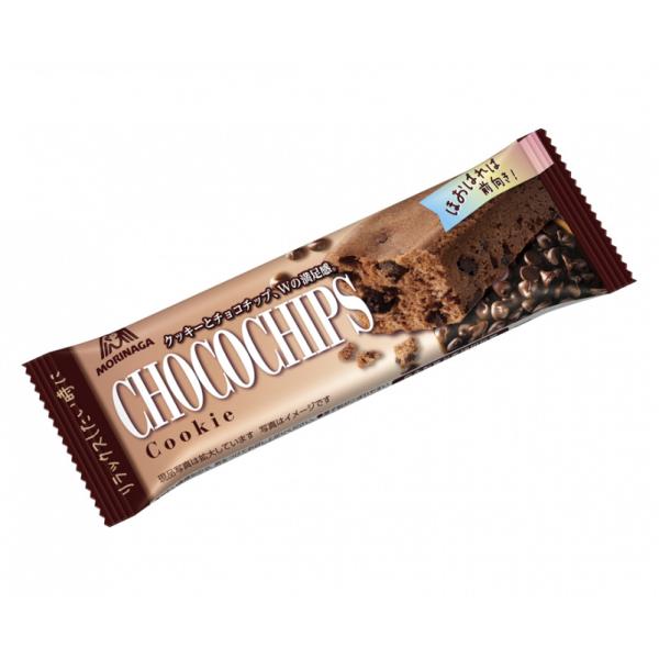 【送料無料】森永製菓　１本チョコチップクッキー　10本