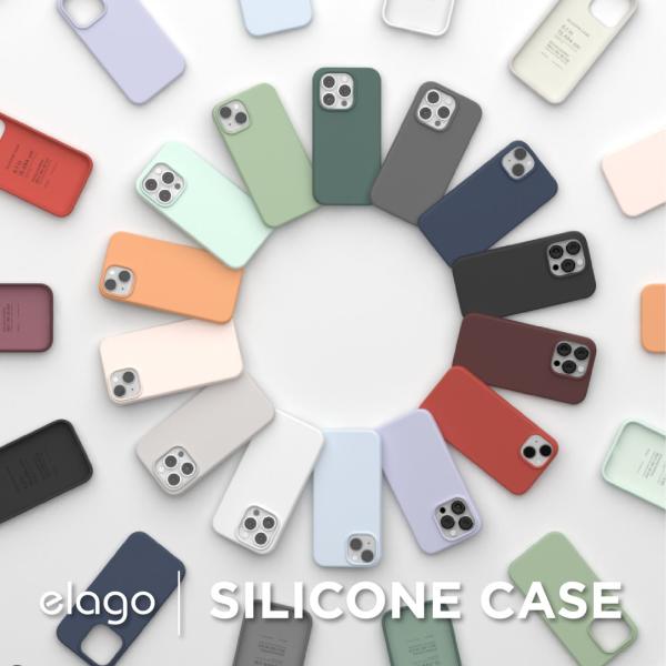 iPhone14 Pro ケース シリコン カバー シンプル スマホケース 耐衝撃 薄型 スマホカバー iPhone 14 プロ iPhone14Pro アイフォン14Pro elago SILICONE CASE