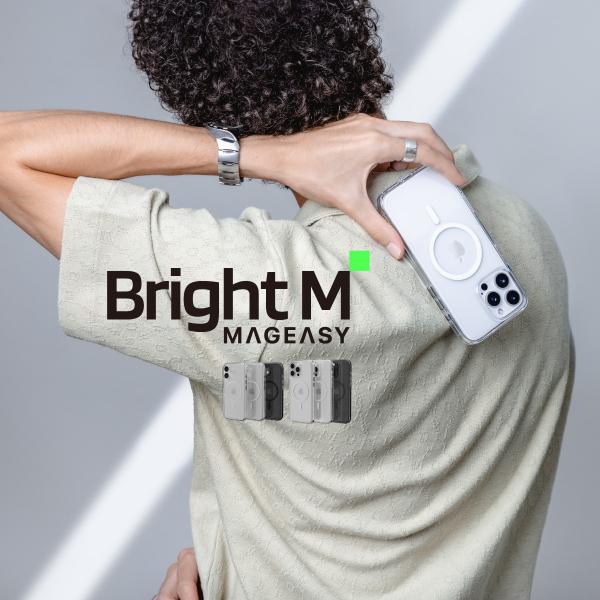 Apple iPhone16 ケース クリア MagSafe 対応 耐衝撃 MIL規格 マグセーフ スマホケース アイフォン16 対応 MagEasy Bright M