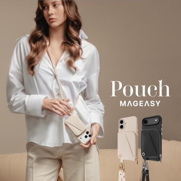 MagEasy iPhone17 Air 用ポーチ付きショルダーケース MagEasy iPhone17 Air 用ポーチ付きショルダーケース MagEasy