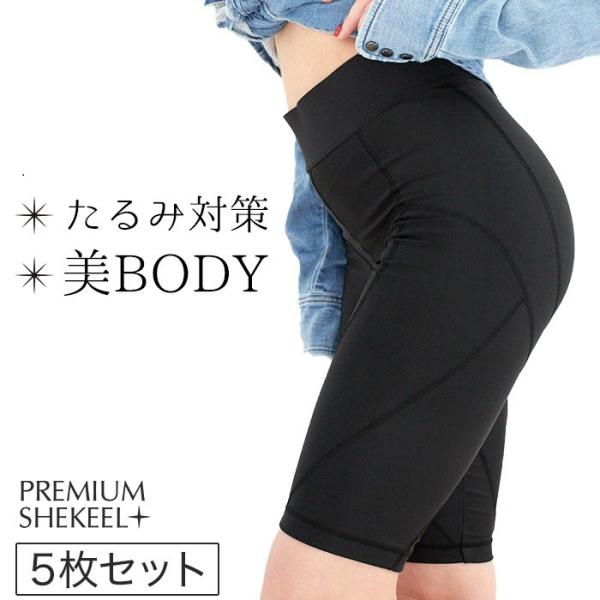 プレミアムシェキールプラス 5枚  シェキプラス ダイエット 補正下着  引き締め 脚痩せ 下半身太り 細見え