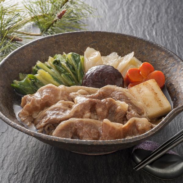 レンジで温めるだけの簡単調理で、京都で人気の割烹「祇園又吉」監修の牛すきが楽しめます。おだしをきかせ、甘辛く牛肉と野菜を炊きました。野菜とお肉をバランスよくお楽しみいただけます。■仕様:・内容量：牛すき160g×5・賞味期限：冷凍540日・...