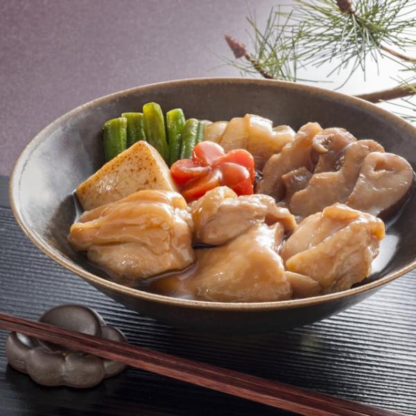 やわらかい華味鳥の鶏もも肉を使用し、野菜などをバランス良く添えた一人前のすき焼きです。甘辛い味つけでご飯が進みます。レンジで温めるだけの簡単調理で、美味しくいただけます。■仕様:・内容量：鶏すき160g×6・賞味期限：冷凍540日・特定原材...