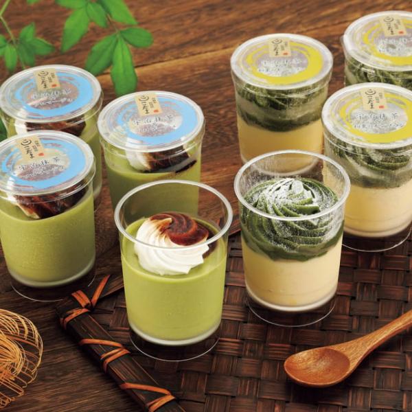 和栗やクリームチーズなど、素材の豊かな風味と宇治抹茶の組み合わせを楽しめる2種のスイーツをセットに。■仕様:・内容量：宇治抹茶と和栗のモンブラン 110g×4、宇治抹茶のフロマージュ 60g×8(計12)・賞味期限：冷凍90日・特定原材料：...