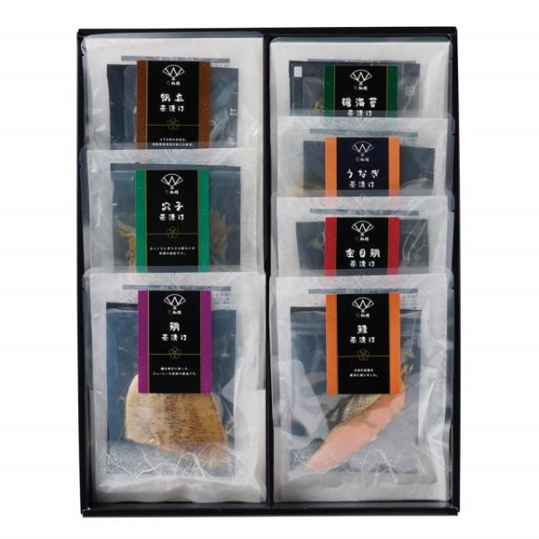 具材がまるごと入った本格だし茶漬けをご家庭でお楽しみ下さい。大きな具材と、出汁にもこだわり、贅沢なひとときを堪能いただけます。お湯を注ぐだけで本格だし茶漬けをぜひ。■仕様:・セット内容：●お茶漬け（金目鯛・鮭・鯛・穴子・帆立・磯海苔・鰻）各...