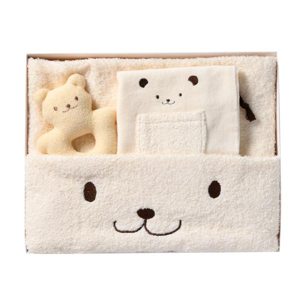 Hotman 1秒タオル かくれんぼ バスタオルセット アイボリー HB-20007