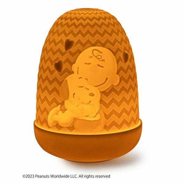 LLADROスヌーピー半透明磁器ランプA24282