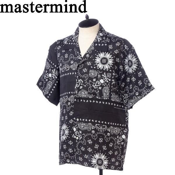 マスターマインド ペイズリー柄 半袖 シルク シャツ MASTERMIND  