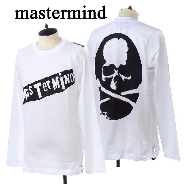 mastermind JAPAN マスターマインド スカル ロゴ プリント 長袖Tシャツ 