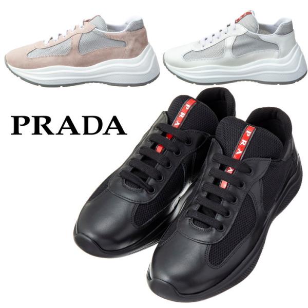 PRADA プラダ レディース スニーカー ピンク/ブラック PRADA プラダ レディース スニーカー ピンク/ブラック