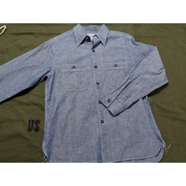 BUZZ RICKSON'S RICKSON'S CHAMBRAY WORK SHIRT [BLUE][BR25995