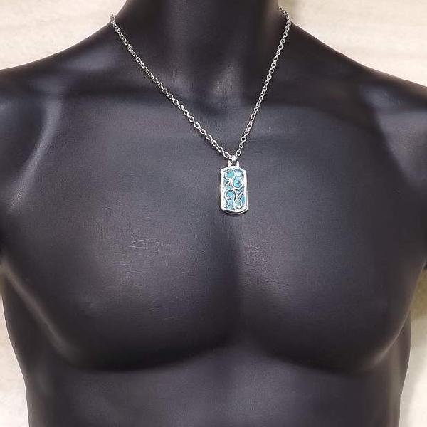 プレート アラベスク ターコイズブルー ネックレス チェーン メンズ レディース シンプル ブランド おすすめ 人気 送料無料メール便対応 Buyee Buyee บร การต วกลางจากญ ป น ซ อจากประเทศญ ป น