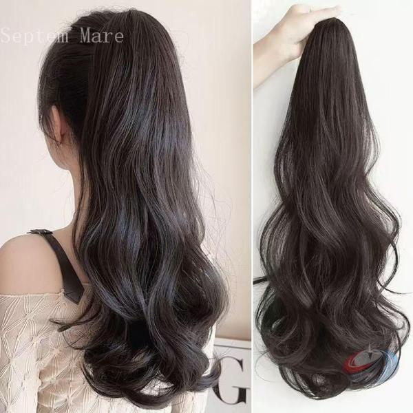 ポイントウィッグ ポニーテール レディース かつら エクステ つけ毛 カール ロング クリップ式 ゾンチー ワンタッチで自然になじむ 手軽に華やぐ部分ウィッグ