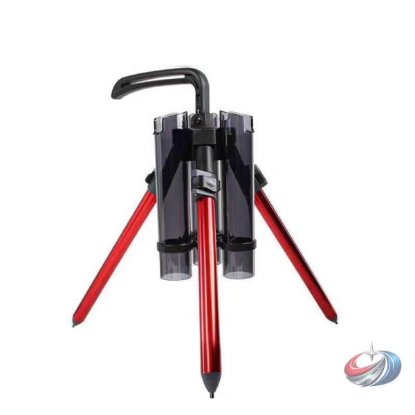 ロッドホルダー 竿掛け 竿立て 釣り竿ホルダー ゾンチー 三脚 アルミ合金 折りたたみ式で安定保持しやすい釣具用ロッドスタンド