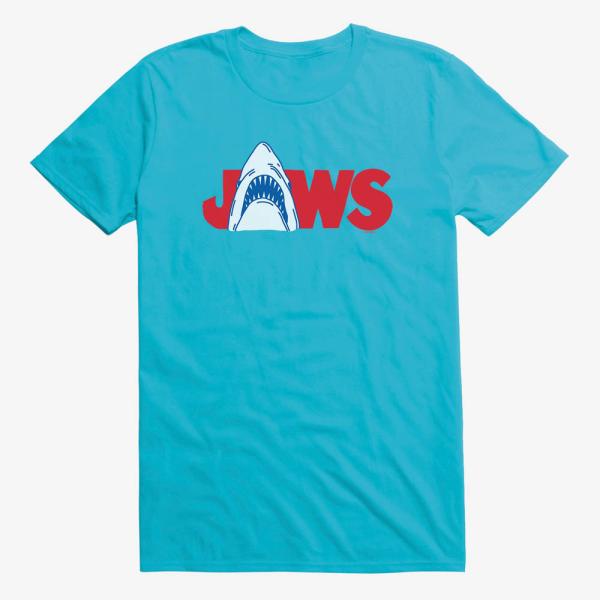 ジョーズ Tシャツ Jaws ジョウズ 海外映画 Movie Logo T-Shirt メンズ
