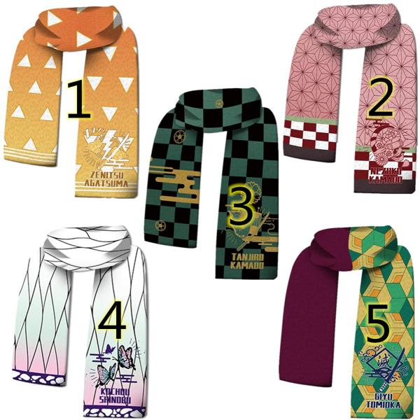 鬼滅の刃風　マフラー　ストール●セット内容：マフラー1点●本体サイズ：縦158x横25CM●素材 ：ポリエステル生地、綿・仕様・デザインは改良のため予告なく変更することがあります。ご注意：※※商品は真空パック袋にて発送する場合はございますの...