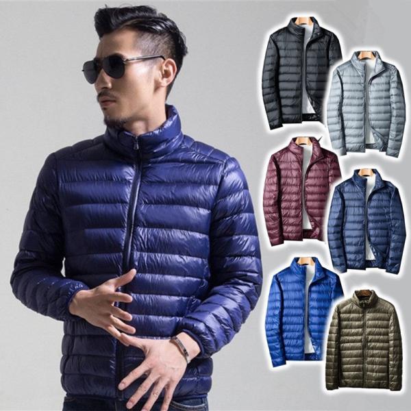 2025 秋冬 爆買ダウンジャケット メンズ レディース ウルトラ ライトダウン ジップアップ ブルゾン インナーダウン ダウンコート フェザー 羽毛 軽量 防風 防寒 撥水 アウトドア 軽登山 ビジネス アウター 収納袋付き 男女兼用 通...