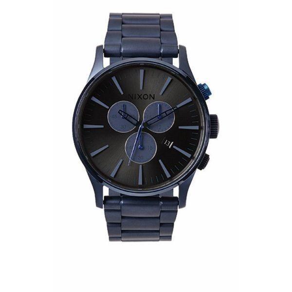 NIXON SENTRY CHRONO 腕時計(クォーツ) Sentry Chrono Watch | All Gunmetal | Men's Stainless Steel