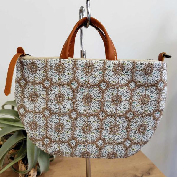 送料無料】ミナペルホネン/フォレストウェーブ×アネモネ カーキ