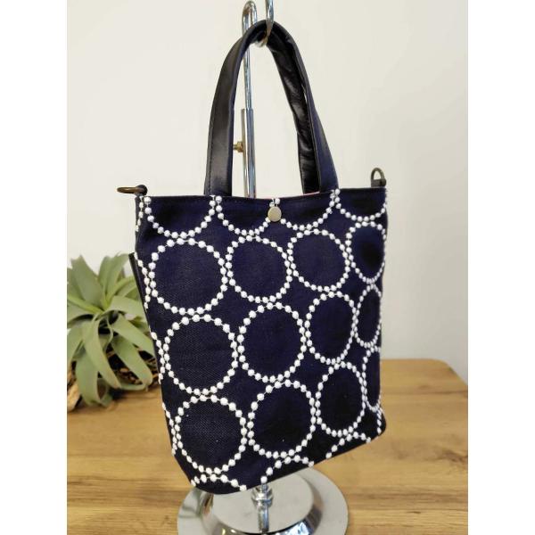 koroke様　2025tambourineタンバリンネイビー×白/Mサイズ ミナペルホネン/2025tambourineタンバリンネイビー×白/バケツ型