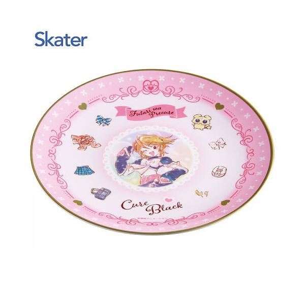 薄肉メラミンプレート 洋食器 取り皿 スケーター Skater [4973307735981] ふたりはプリキュア キュアブラック MPL20P 来客用 朝食 電子レンジ不可