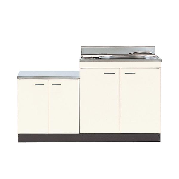 流し台 公団型・N型・C型 公団型 Cタイプ 小型ゴミ収納器付 [C46-120G(R/L)] 間口1200 ニッサンハロー 関西一部エリア 法人様限定 メーカー直送