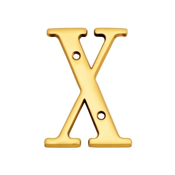 ����WEEK �^�J �؂蕶��(76�T�C�Y) �u���X���^�[ ���F 76mm �uX�v �A���e�B�[�N �u���X �G�� [820324] �S�[���L�A�C�����h