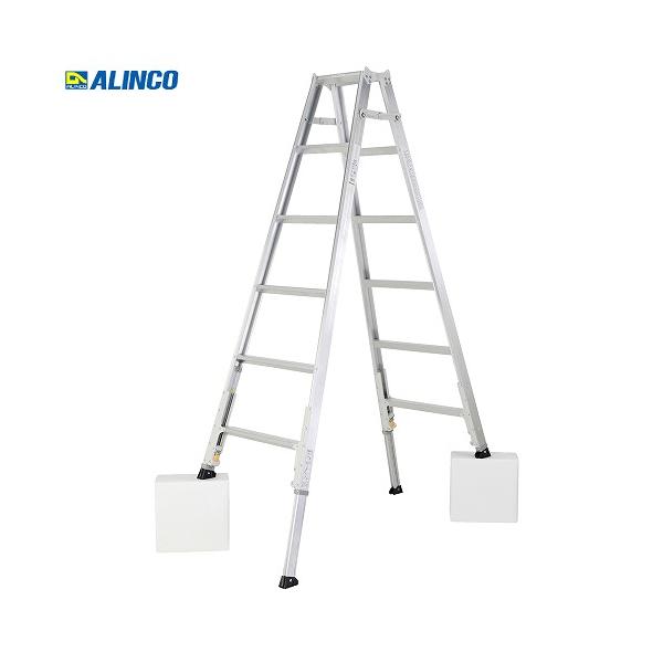 伸縮脚付専用脚立 KARU アルインコ ALINCO [KARU-210] 天板高さ1.70〜1.99m 6〜7尺 ダブルロック 軽すぎる伸縮脚立 法人様限定 メーカー直送 超PayPay祭