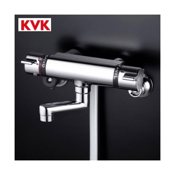 KVK サーモスタット式シャワー 80mmパイプ付 KF800TN (水栓金具 KVK サーモスタット式シャワー 80mmパイプ付 KF800TN (水栓金具