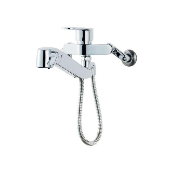 キッチン用水栓 浄水器内蔵シングルレバー混合水栓 ハンドシャワー付